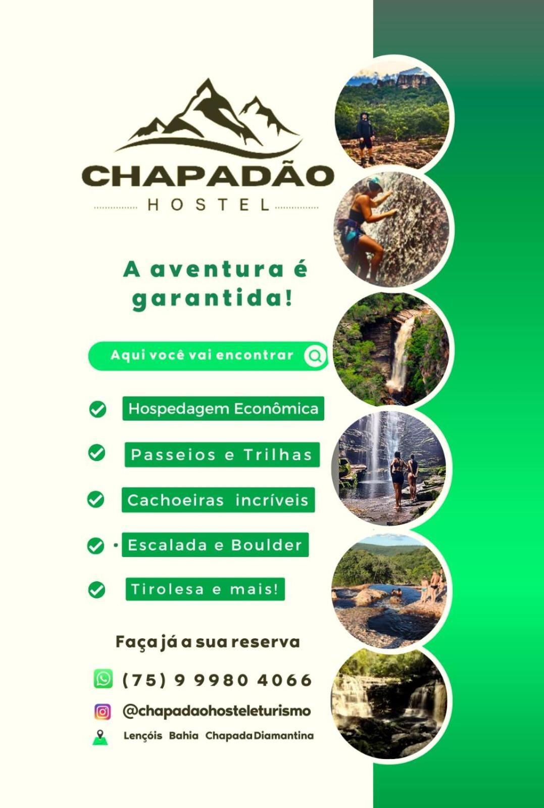 Chapadao Hostel Lencois Exterior photo